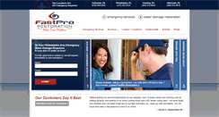 Desktop Screenshot of fastprorestoration.com